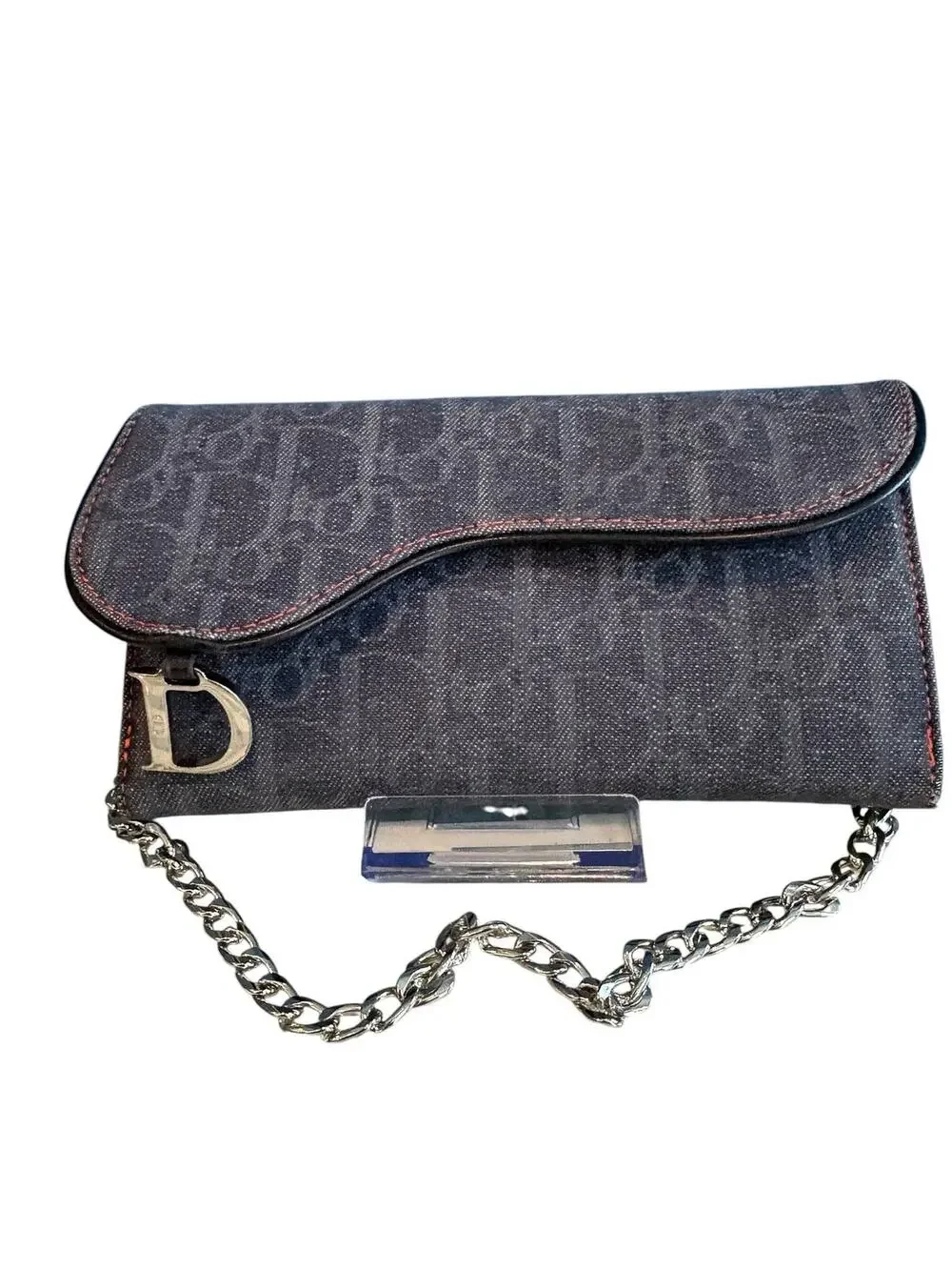 Dior Denim Saddle Wallet